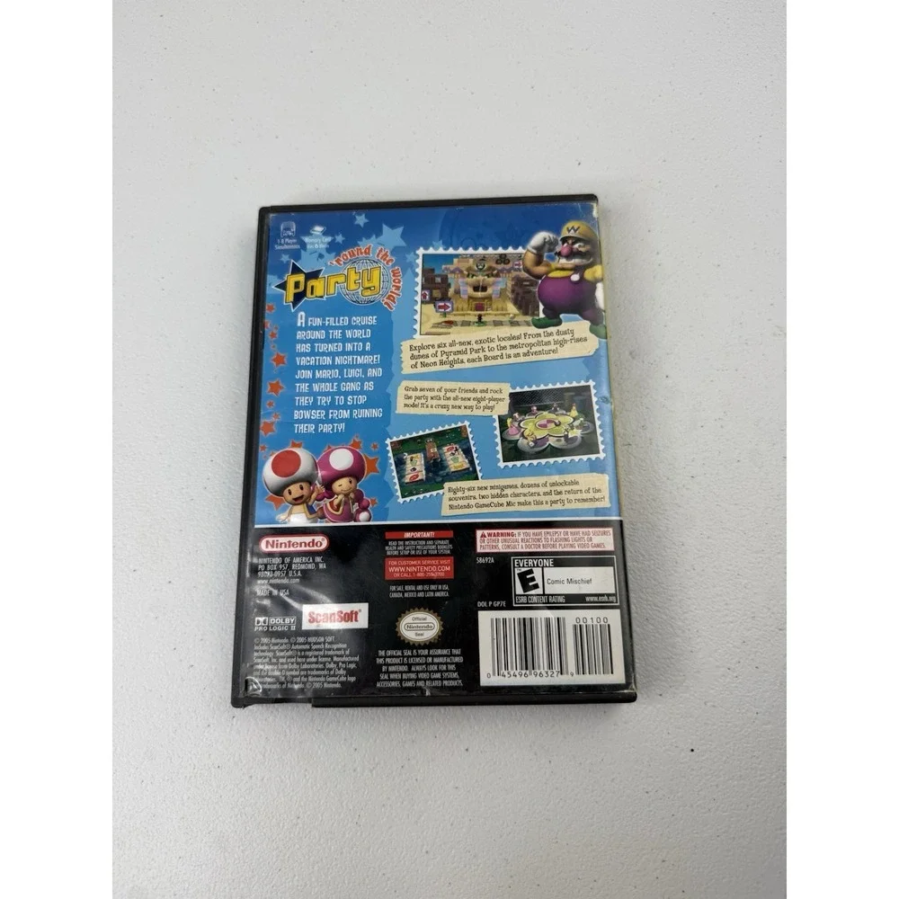 Mario Party 7 (Nintendo Gamecube 2005) No Manual Authentic Tested